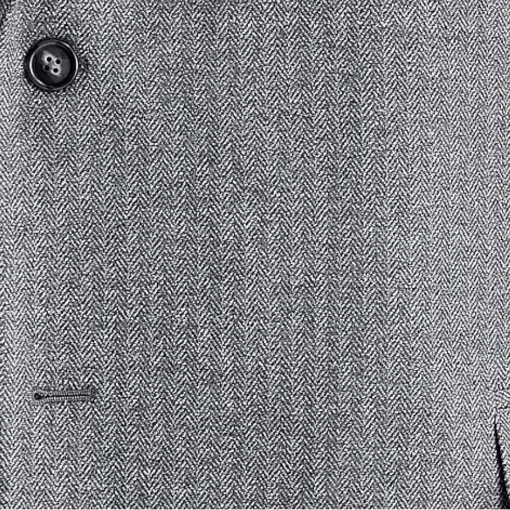 Stafford Stretch charcoal herringbone sport coat size 56R NWT